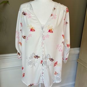 Torrid Harper Butterfly Blouse - Size 2